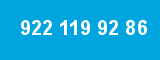 922 119 92 86